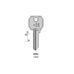 CLES PLATES ACIER KEYLINE S/LC11 J/LIN-15D