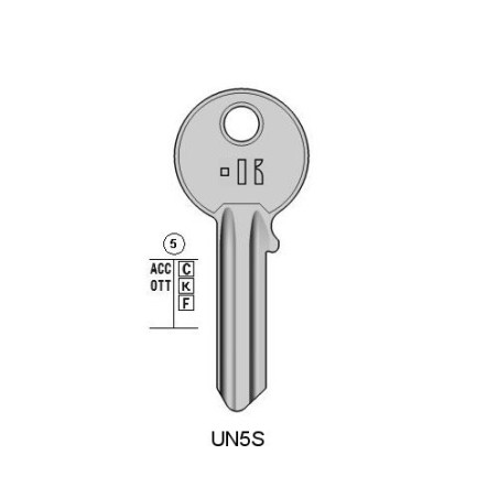 UN5S - CLES PLATES ACIER KEYLINE S/UL051 J/U-5I