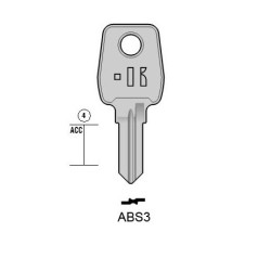 CLES PLATES ACIER KEYLINE S/KEY1 J/AB-8I