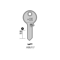 CLES PLATES ACIER KEYLINE S/AB17 J/ABU-60
