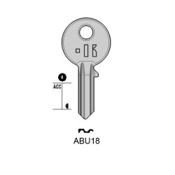 CLES PLATES ACIER KEYLINE S/AB18 J/ABU-25D