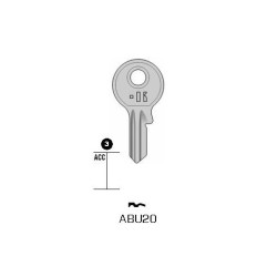 ABU20 CLES PLATES ACIER KEYLINE S/AB50 J/ABU-23D