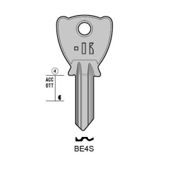 CLES PLATES ACIER KEYLINE S/BE201 J/BE-4I