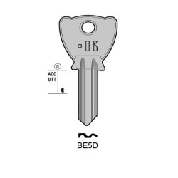 CLES PLATES ACIER KEYLINE S/BE202 J/BE-5D