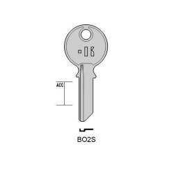 CLES PLATES PLATES ACIER KEYLINE S/BO2R J/BOM-2