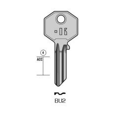 CLES PLATES ACIER KEYLINE S/BUR1 J/BUR1D