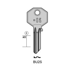 CLES PLATES ACIER KEYLINE S/BUR1R J/BUR-1I