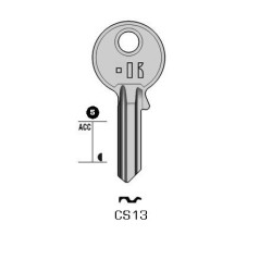 CLES PLATES ACIER KEYLINE S/CE7 J/CE-1D