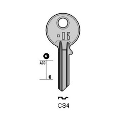 CLES PLATES ACIER KEYLINE S/CE-2D J/CE4