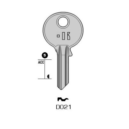 DO21 - CLES PLATES ACIER KEYLINE S/DM25 J/DOM-7D DO21 - CLES PLATES ACIER KEYLINE S/DM25 J/DOM-7D