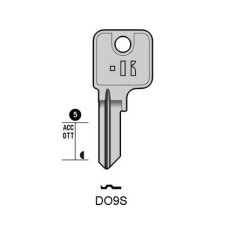 DO9S - CLES PLATES ACIER KEYLINE S/DM19R