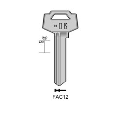 CLES PLATES ACIER KEYLINE J/FAC-18