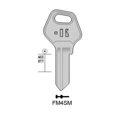 CLES PLATES ACIER KEYLINE S/FM1 J/JV-6