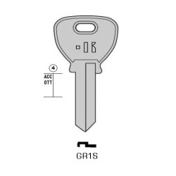 GR1S - CLES PLATES ACIER KEYLINE S/RIQ1R J/GR-1D