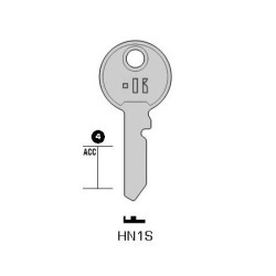 CLES PLATES ACIER KEYLINE S/HEN1 J/HEN-1