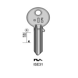 ISE31 - CLES PLATES ACIER KEYLINE S/IE31 J/IS-21D
