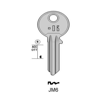 JM6 - CLES PLATES ACIER KEYLINE J/JPM-10D