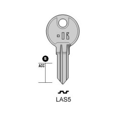 LAS5 - CLES PLATES ACIER KEYLINE S/LS7 J/LAS-3