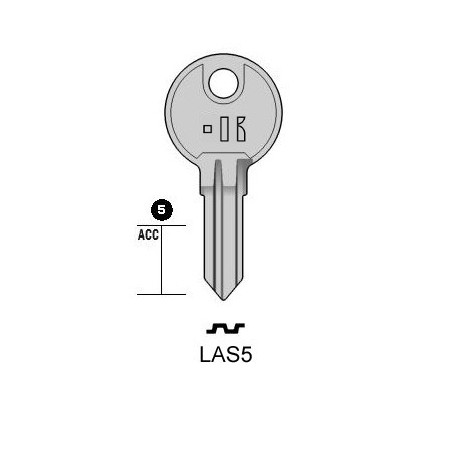 LAS5 - CLES PLATES ACIER KEYLINE S/LS7 J/LAS-3 LAS5 - CLES PLATES ACIER KEYLINE S/LS7 J/LAS-3
