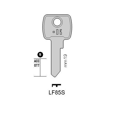 CLES PLATES ACIER KEYLINE S/LF4R J/LF-15D