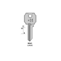 CLES PLATES ACIER KEYLINE S/LC11R J/LIN-15I