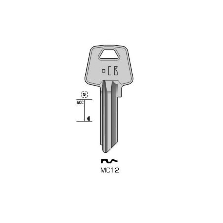 CLES PLATES ACIER KEYLINE J/MCM-13D