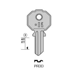 CLES PLATES ACIER KEYLINE S/MH2 J/MCH-1D