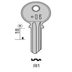 RI1 - CLES PLATES ACIER KEYLINE