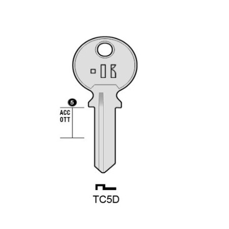 TC5D - CLES PLATES ACIER KEYLINE S/TL1 J/TRI-7D