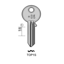 CLES PLATES ACIER KEYLINE S/TOP1R J/ABU-14, ABU14