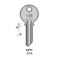 ZI2S - CLES PLATES ACIER KEYLINE S/ZE1 J/ZE-5D