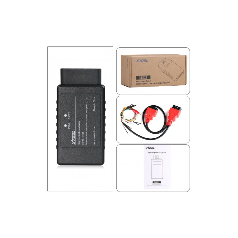 M821 Allkeylost XTOOL adaptador para llaves Mercedes Benz| Keyfirst Versión en inglés