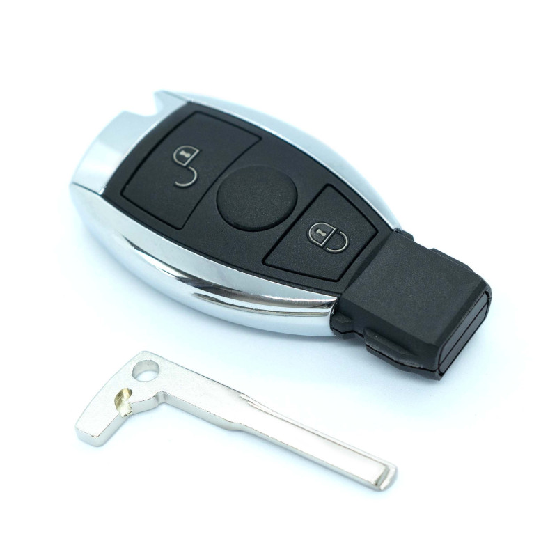 Clé pour Mercedes NEC et BGA 2 Boutons