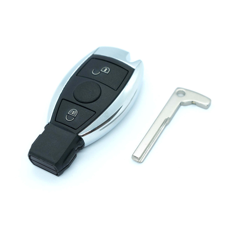 Llave Mando compatible Mercedes™ NEC & BGA 2 botones | MER-CIR2