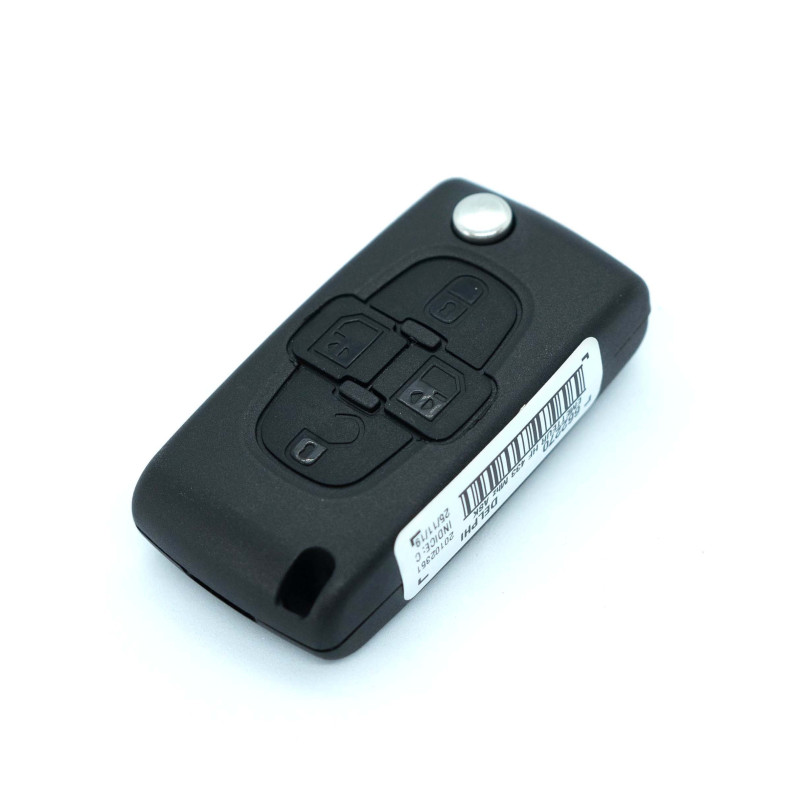 cle 1007 | peugeot | 4 boutons |originale | P/N : 6554YK - 649082 | keyfirst