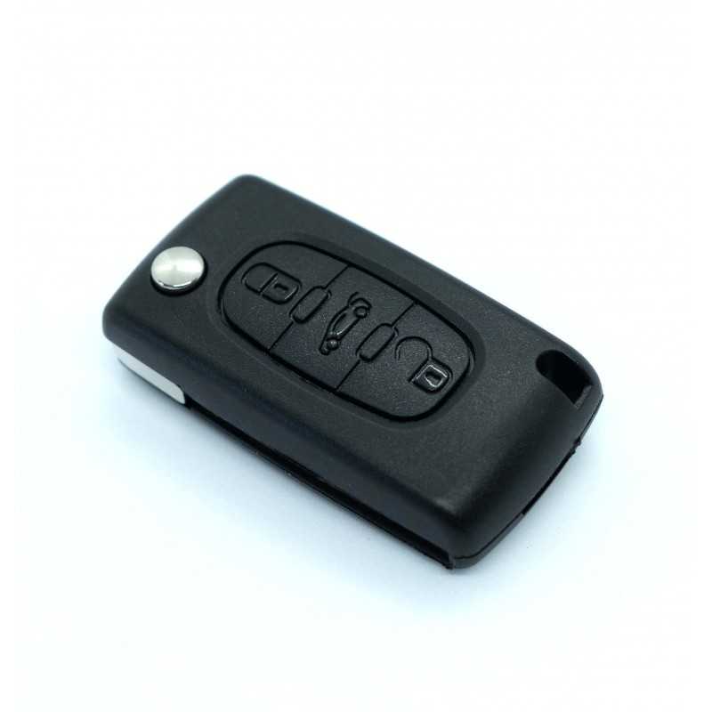 Taille -Complet Touche clé télécommande à , ASK, 207 MHz, avec