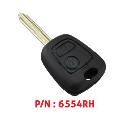 Clé Citroen Berlingo originale 6490L8, 2 boutons, PCF7936, ID46,lame SX9