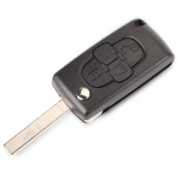 Key Peugeot 1007 | 4 botones | 6554GQ | Rehacer clave Peugeot 1007 | 2004 - 2009 | Keyfirst