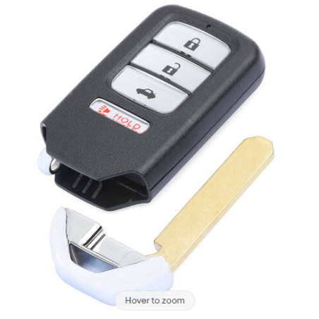 HON-CIR27 - Télécommande compatible HONDA Accord 2018-2021 MAIN LIBRE
