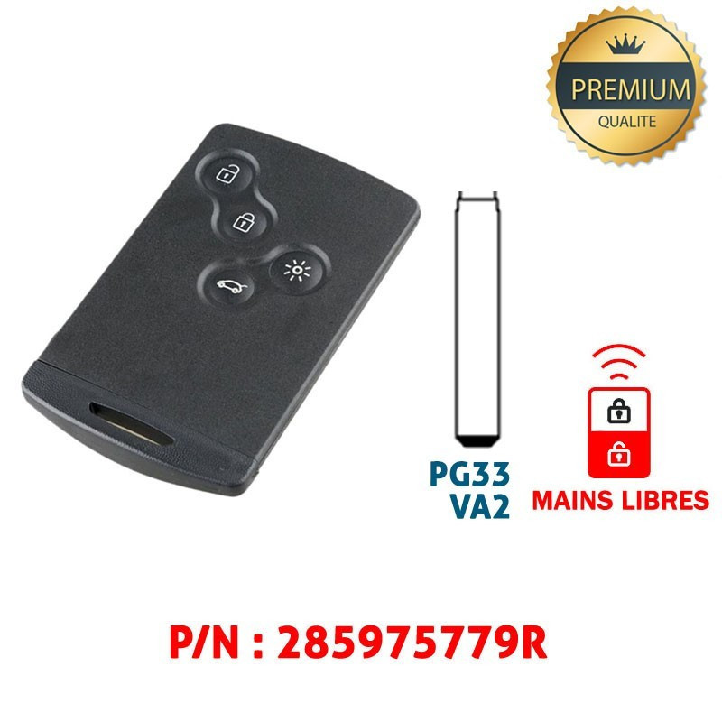 Carte Renault Fluence de 2008 à 2016