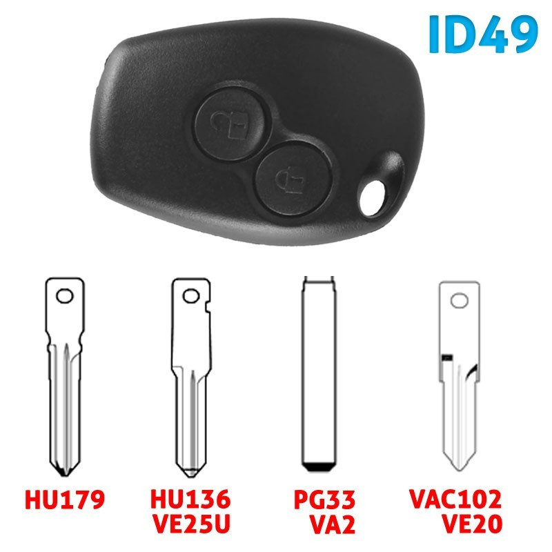 Dacia Logan™ Key (2012‑2021) – 2 Buttons