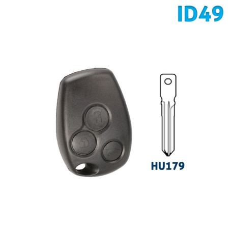 Télécommande Renault - Dacia - Opel  2014-2020 ID49 HU179