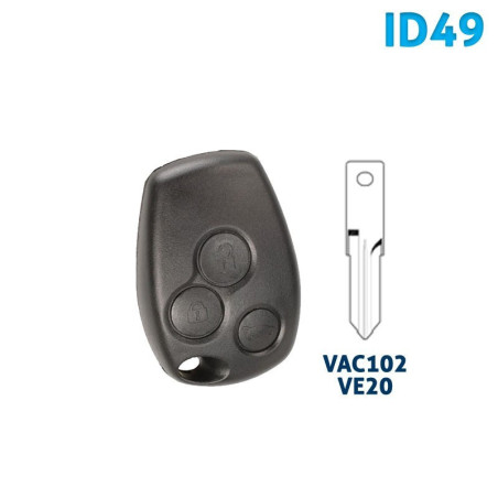 Télécommande Renault - Dacia - Opel  2014-2020 ID49 VAC102