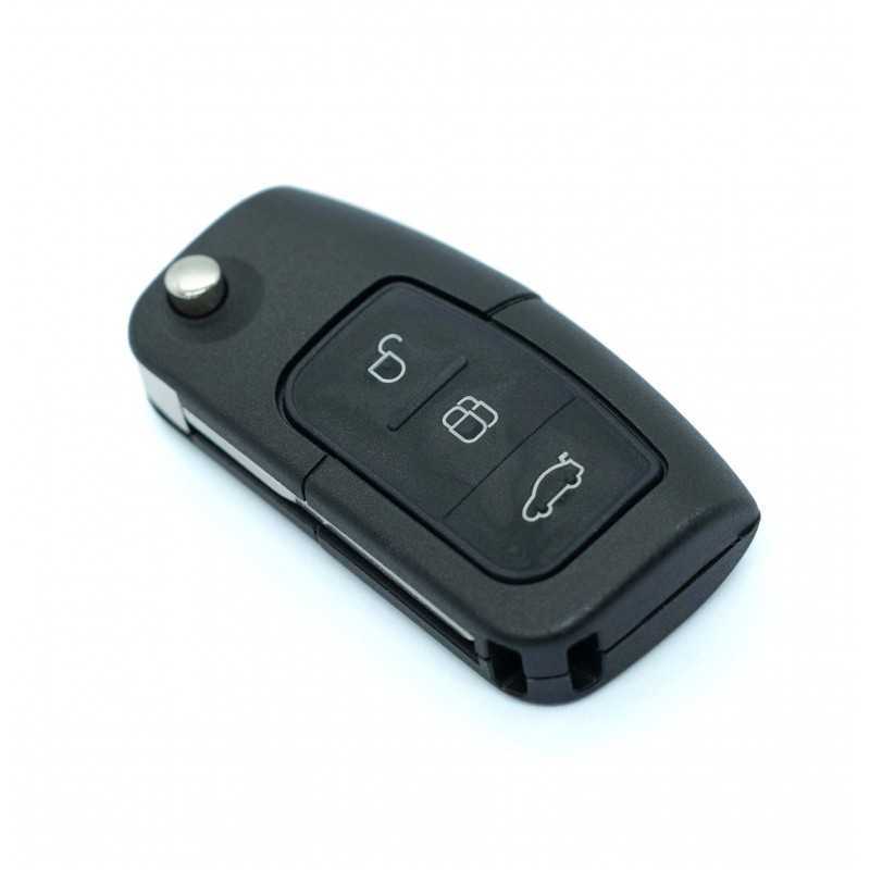 Schlüssel mit Texas 4C Transponder für Ford Courier - Escort - Escort Van -  Fiesta - Ka - Mondeo - Scorpio - Transit - After Market Produkt