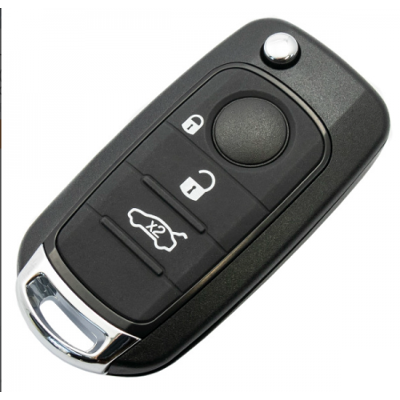 Clé Compatible pour Fiat Tipo de 2014 à 2021 - 3 boutons - MQB ID88