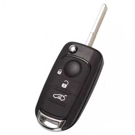 Clé Compatible pour FIAT 500X de 2014 à 2021- 3 boutons - MQB ID88