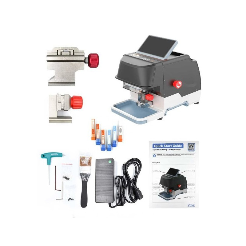 MACHINE A CLES ELECTRONIQUE XTOOL KNC91 ANYCUT CLES AUTO LASER AVEC ETAUX K1/K2