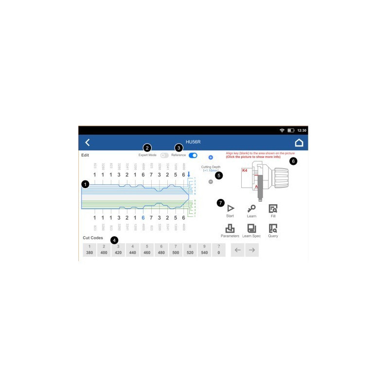 XTOOL KNC91 ANYCUT - Machine automatique à tailler les clés