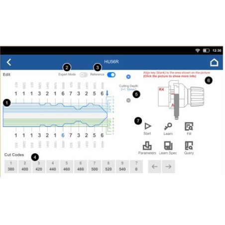 XTOOL KNC91 ANYCUT - Machine automatique à tailler les clés