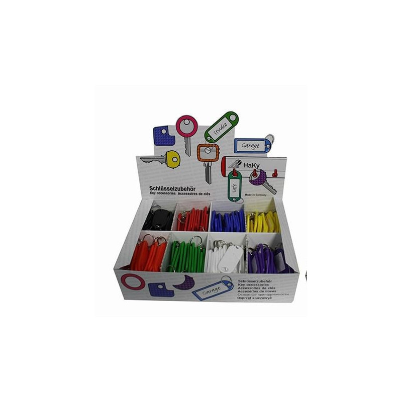 Porte étiquettes couleur panachés - 200 pièces